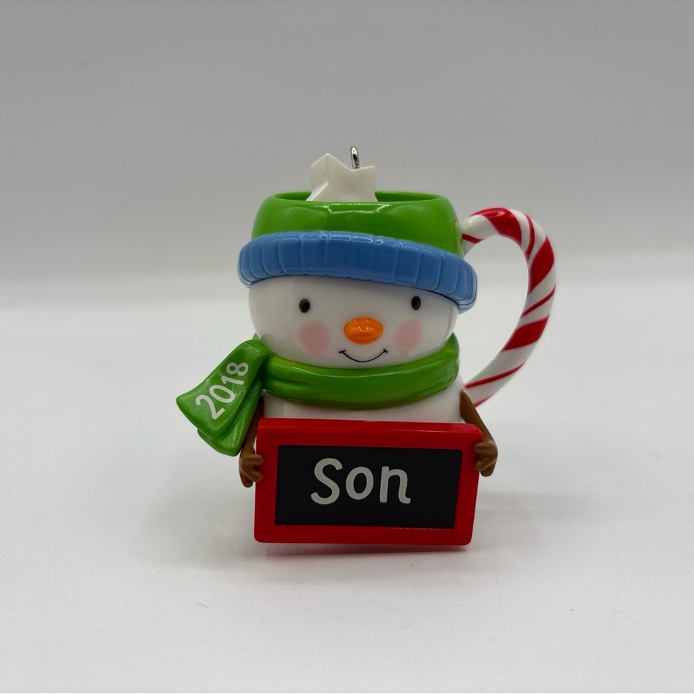 Hallmark Keepsake 2018 Son Christmas Tree‎ Ornament Artist Crafted